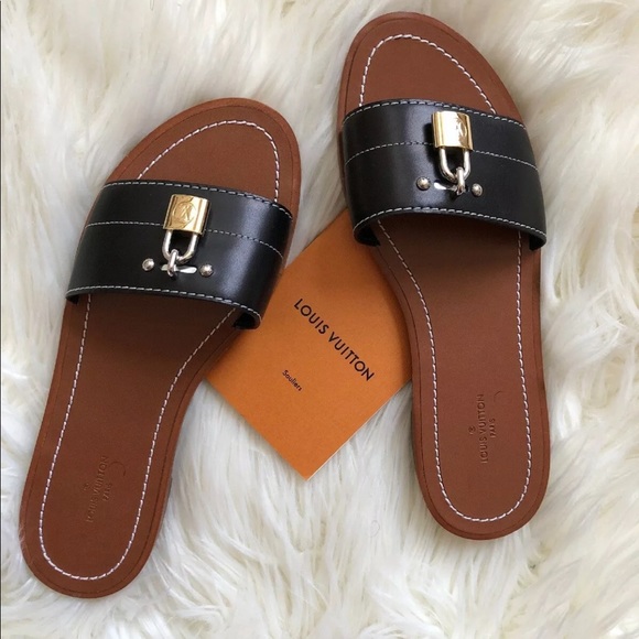 louis vuitton lock it sandals